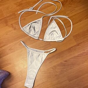 Reflective Grey Bikini